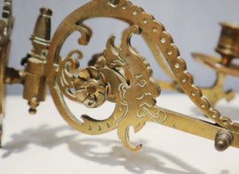 Antieke wandkandelaar, pianokandelaar