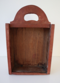 Antieke Hollandse schooltas, 19e eeuw