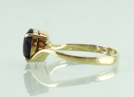 Vintage gouden ring met amethist
