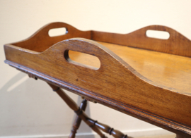 Antieke Engelse butlertray, dienblad