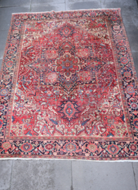 Groot Perzisch kleed Heriz 398 x 296 cm.