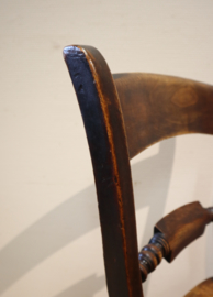 Vier antieke Oxford Windsorstoelen