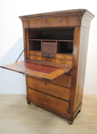 Antieke Hollandse secretaire à abbatant
