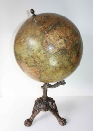 Antieke globe Lebegue Parijs, ca. 1905