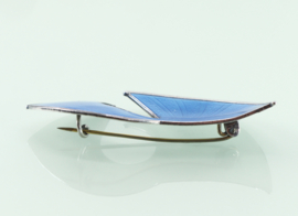 Vintage broche email Knut Rasmussen Noorwegen jaren ‘50