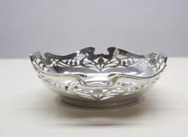 Jugendstil zilveren bonbonmandje