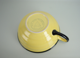 Art Deco kop en schotels, Leendert Muller