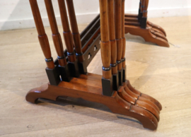 Antiek mimisetje/Quartetto tafels, 19e eeuw.