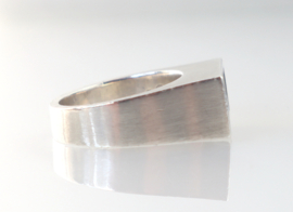 Ring zilver abalone, Palle Bisgaard, Denemarken ‘60