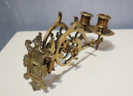 Antieke wandkandelaar, pianokandelaar