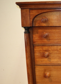Antieke Hollandse Empire chiffoniere