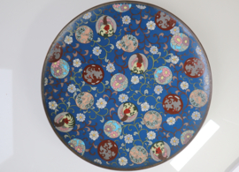 Antiek Japans cloisonné bord