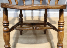 Antieke Engelse captainchair, 19e eeuw