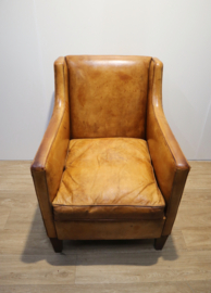 Lederen clubfauteuil