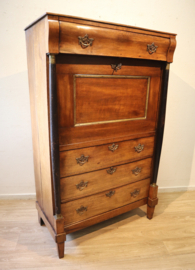 Antieke Hollandse secretaire à abbatant