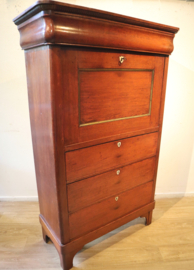 Antieke Hollandse secretaire à abbatant