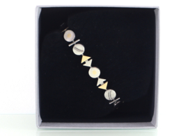 Vintage zilveren soepel vallende armband