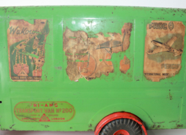 Vintage metalen speelgoed vrachtauto Tri-Ang