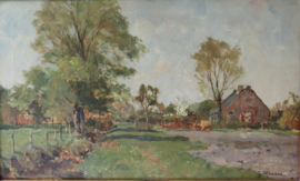 Boerderij in polderlandschap Gerard Altmann (1877-1940)