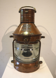 Koperen scheepslamp