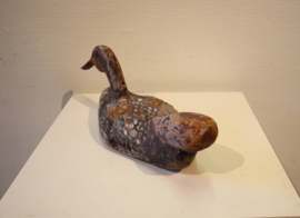 Antieke houten lokeend