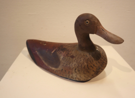 Antieke houten lokeend