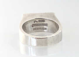 Ring zilver abalone, Palle Bisgaard, Denemarken ‘60