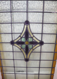 Set antieke glas-in-loodramen