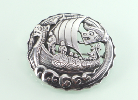 Zilveren broche ca. 1910 Rasmus Bjørn Halvordsen Denemarken