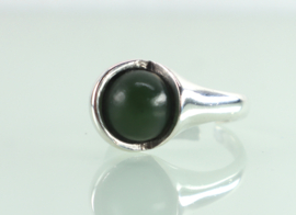 Vintage zilveren ring jade Franz Scheurle