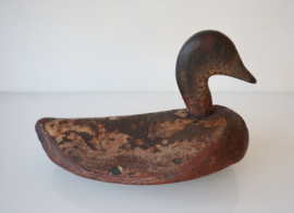Antieke houten lokeend