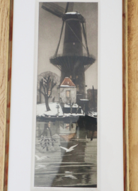 Ets Tjeerd Bottema (1884-1978) Molen "De stier"