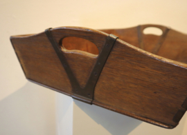 Antiek eiken Engels dienblad