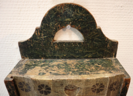 Antieke Friese houten schooltas