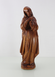 Antiek houten beeld Madonna van Neurenberg