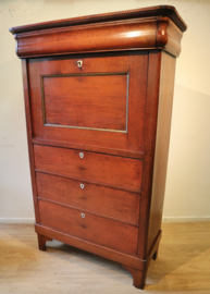 Antieke Hollandse secretaire à abbatant