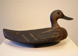 Oude houten lokeend