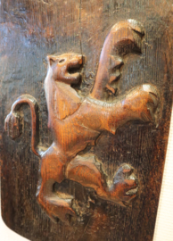 Paneel met gestoken leeuw, 18e eeuw