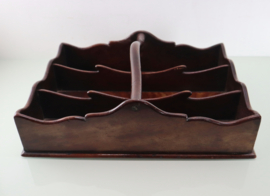 Antieke Engelse bestekbak