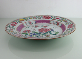 Chinees porseleinen Famile Rose bord