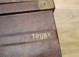 Vintage metalen reiskoffer Hagemeijer