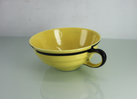 Art Deco kop en schotels, Leendert Muller