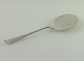 Antieke zilveren pasteischep met Haags lofje, 1936