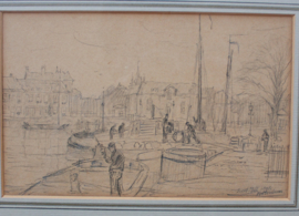 Evert Moll,  arbeiders haven Rotterdam 1898