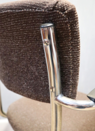 Vintage buisframe armstoel