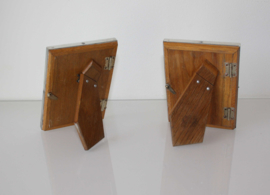 Set zilveren fotolijstjes