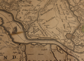 Antieke kaart Zeeland 17e eeuw, Frederik de Wit