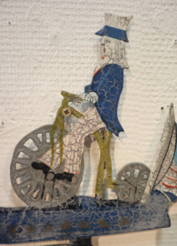 Antieke tuimelaar Uncle Sam