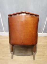 Lederen clubfauteuil