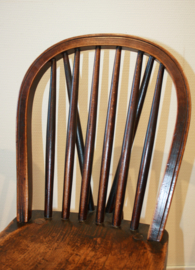 Set van vier antieke Windsorstoelen 19e eeuw